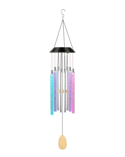 FRESH FAB FINDS FRESH FAB FINDS SOLAR WIND CHIME LIGHTS 7 COLOR CHANGING DECORATIVE LAMP