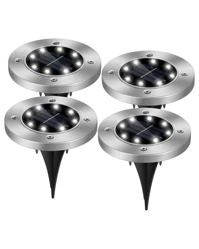 Fresh Fab Finds Solarek Set Of 4 Solar Ground Lights