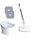 Fresh Fab Finds Spin White Mop And Bucket With Wringer Set In White