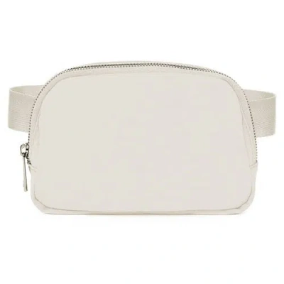 Fresh Fab Finds Sport Fanny Pack Unisex Waist Pouch Belt Bag Purse Chest Bag In White