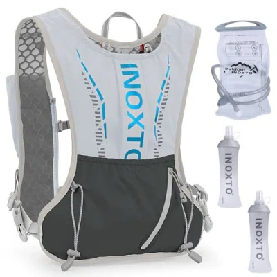 Fresh Fab Finds Sport Hydration Vest Running Backpack With 15oz 50oz Water Bladder Adjustable Strap Storage Bag For 