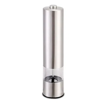 Fresh Fab Finds Stainless Steel Electric Salt Pepper Grinder In Metallic