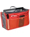 Fresh Fab Finds Travel Insert Orange Handbag Organizer