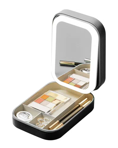 Fresh Fab Finds Travel Makeup Bag With Led Mirror In Black