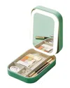 Fresh Fab Finds Travel Makeup Bag With Led Mirror In Green