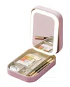 Fresh Fab Finds Travel Makeup Bag With Led Mirror In Pink