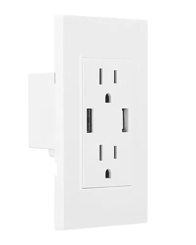Fresh Fab Finds Usb Dual Wall Outlet In White