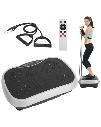 Fresh Fab Finds Vibration Exercise Machine With Resistance Bands In Gray