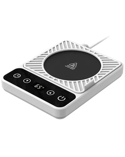 Fresh Fab Finds White Desktop Electric Mug Warmer