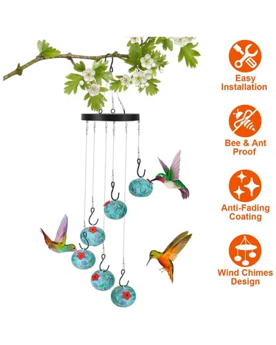 Fresh Fab Finds Wind Chimes Hummingbird Feeder In Multi