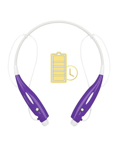 Fresh Fab Finds Wireless Sports Stereo Hands Free Headset For Phone & Tablet In Purple