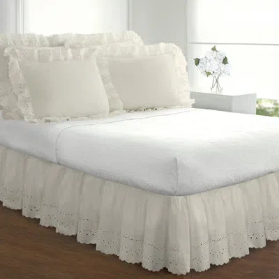 Fresh Ideas Eyelet Sham (set Of 2) In Ivory