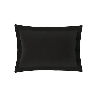 Fresh Ideas Polyester Sham Set In Black
