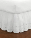 Fresh Ideas Ruffled Eyelet 18 Drop Bed Skirts In White