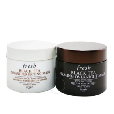 Fresh Ladies Black Tea Age-delay For Night & Day Set Gift Set Skin Care 809280135323 In White