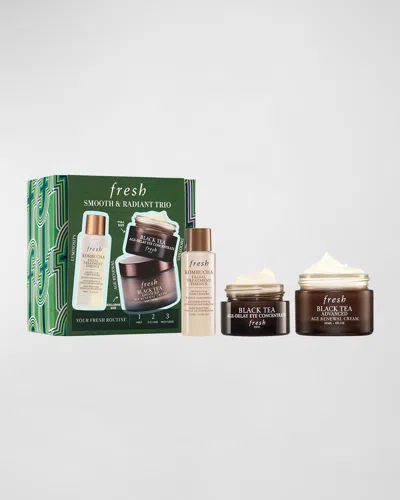 Fresh Limited Edition Smooth & Radiant Trio Skincare Set ($141 Value) In White
