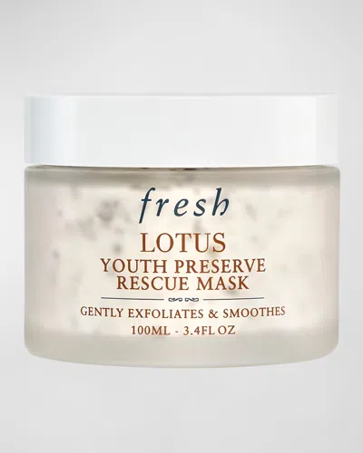 Fresh Lotus Youth Preserve Exfoliating Rescue Mask, 3.4 Oz. In White