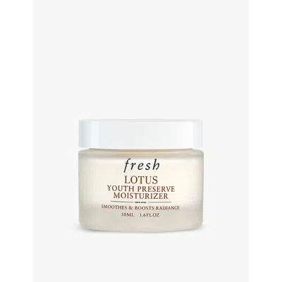 FRESH LOTUS YOUTH PRESERVE LINE AND TEXTURE SMOOTHING DAY FACE CREAM