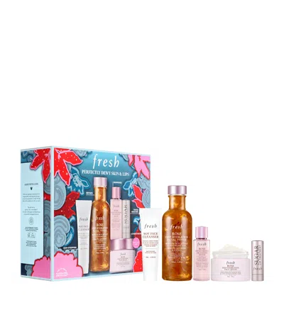 Fresh Perfectly Dewy Skin & Lips Gift Set In White