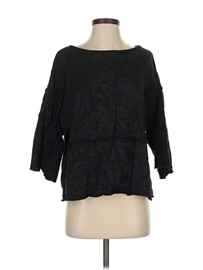 Pre-owned Fresh Produce 3/4 Sleeve T-shirt In Black