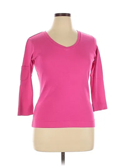 Pre-owned Fresh Produce 3/4 Sleeve T-shirt In Pink