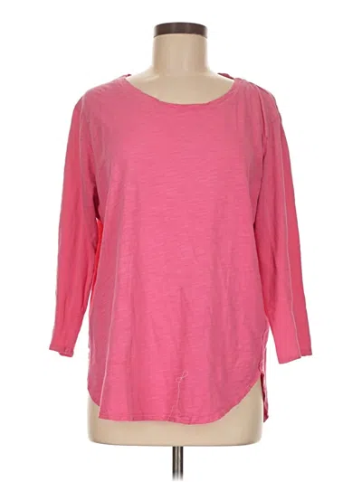 Pre-owned Fresh Produce 3/4 Sleeve T-shirt In Pink