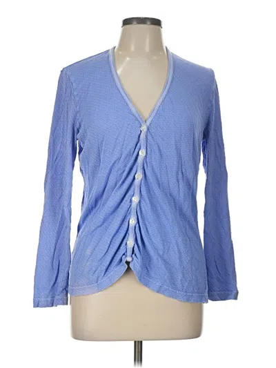 Pre-owned Fresh Produce Cardigan Sweater In Blue