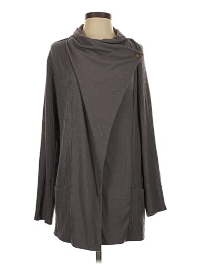 Pre-owned Fresh Produce Cardigan Sweater In Gray