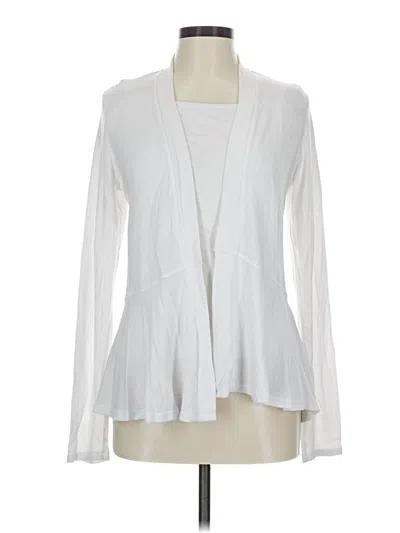 Pre-owned Fresh Produce Cardigan Sweater In White