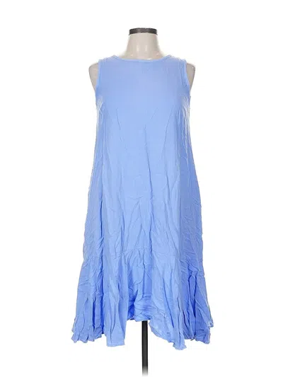 Pre-owned Fresh Produce Casual Dress In Blue
