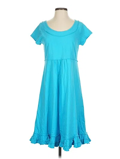 Pre-owned Fresh Produce Casual Dress In Blue