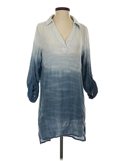 Pre-owned Fresh Produce Casual Dress In Blue