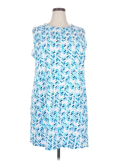 Pre-owned Fresh Produce Casual Dress In Blue