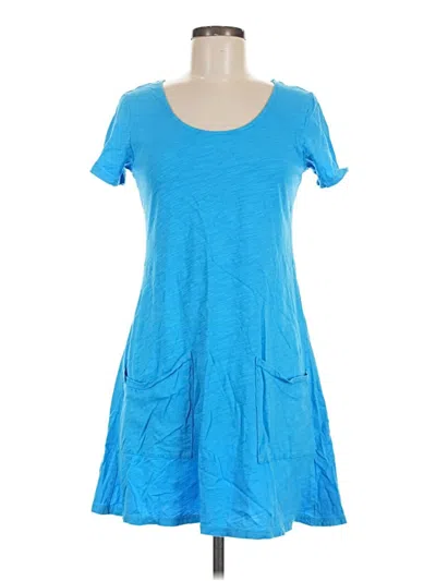 Pre-owned Fresh Produce Casual Dress In Blue
