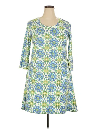 Pre-owned Fresh Produce Casual Dress In Blue