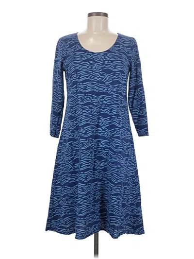 Pre-owned Fresh Produce Casual Dress In Blue