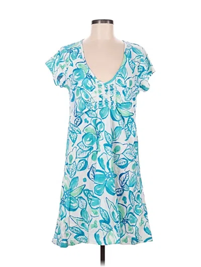 Pre-owned Fresh Produce Casual Dress In Blue