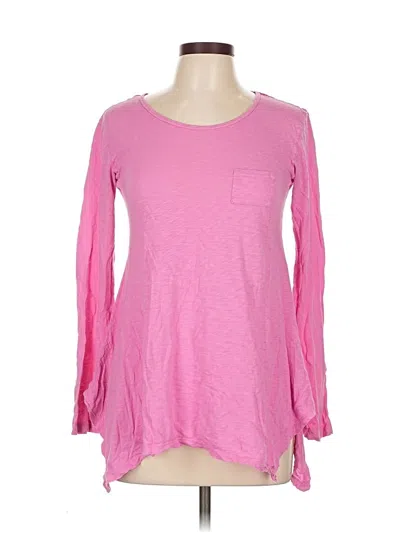 Pre-owned Fresh Produce Long Sleeve T-shirt In Pink