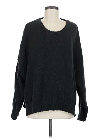 Pre-owned Fresh Produce Pullover Sweater In Black