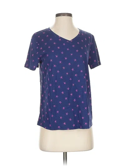 Pre-owned Fresh Produce Short Sleeve T-shirt In Blue