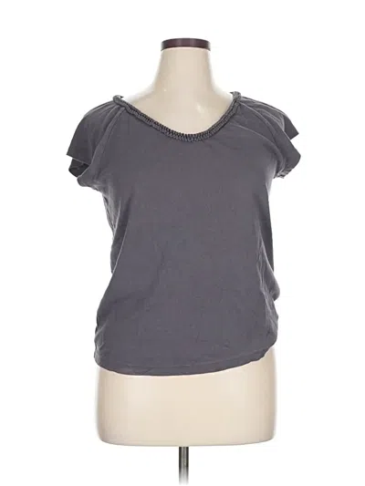 Pre-owned Fresh Produce Short Sleeve T-shirt In Gray