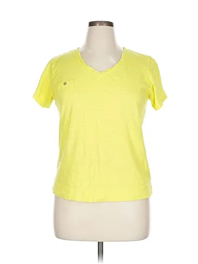 Pre-owned Fresh Produce Short Sleeve T-shirt In Yellow