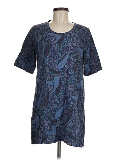 Pre-owned Fresh Produce Short Sleeve T-shirt In Blue