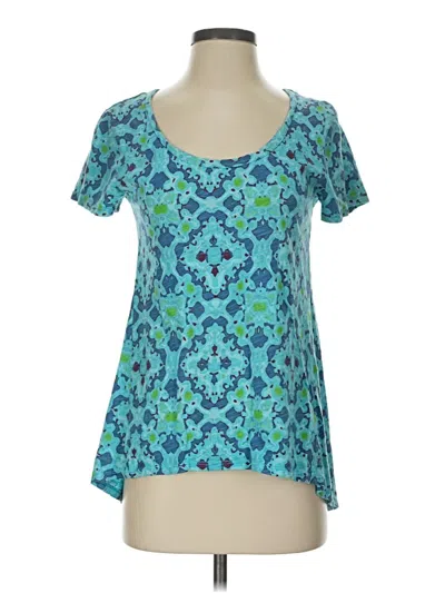 Pre-owned Fresh Produce Short Sleeve T-shirt In Blue