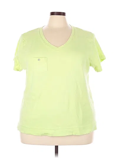 Pre-owned Fresh Produce Short Sleeve T-shirt In Green
