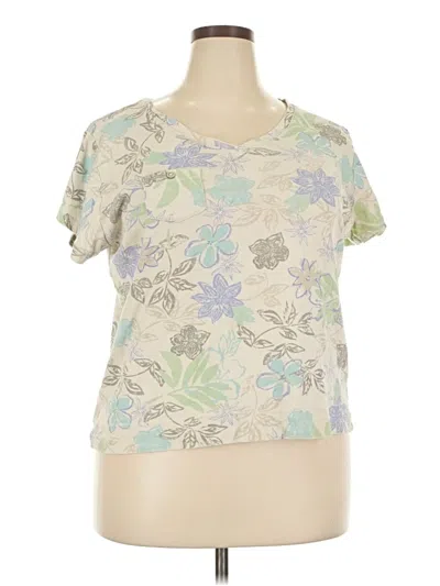 Pre-owned Fresh Produce Short Sleeve T-shirt In White