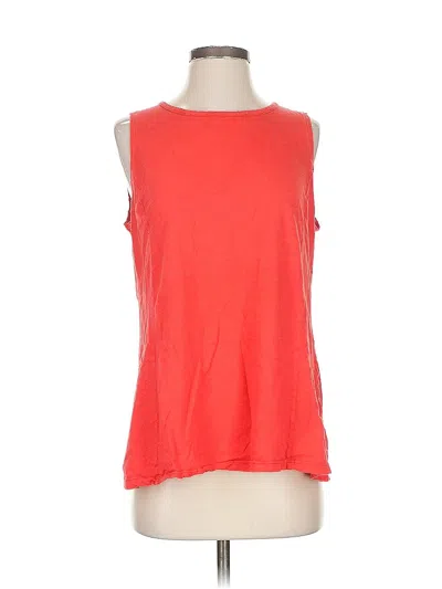Pre-owned Fresh Produce Sleeveless Top Red Scoop Neck Tops