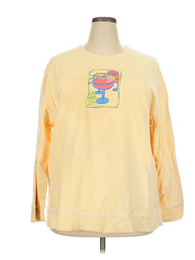 Pre-owned Fresh Produce Sweatshirt In Yellow