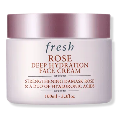 Fresh Rose & Hyaluronic Acid Deep Hydration Moisturizer - 3.3 oz