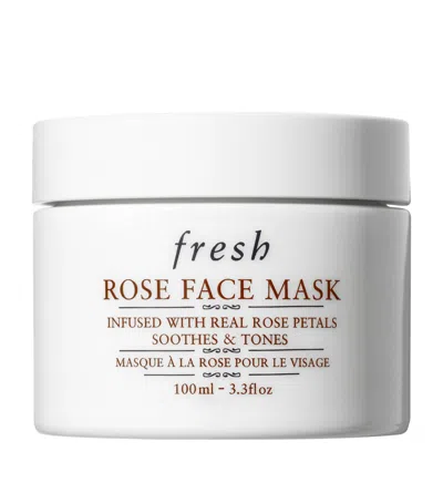 Fresh Rose Face Mask In White